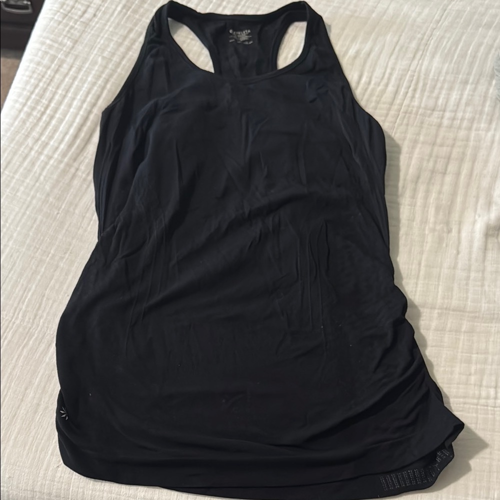 Athleta Black Racerback Tank Top